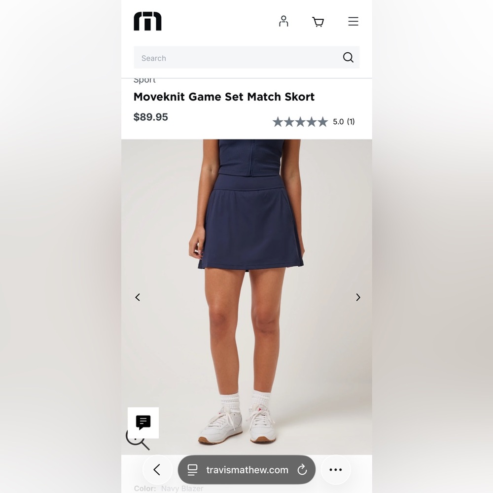 Travis Mathew Game match skorts set of 2 - Picture 5 of 5